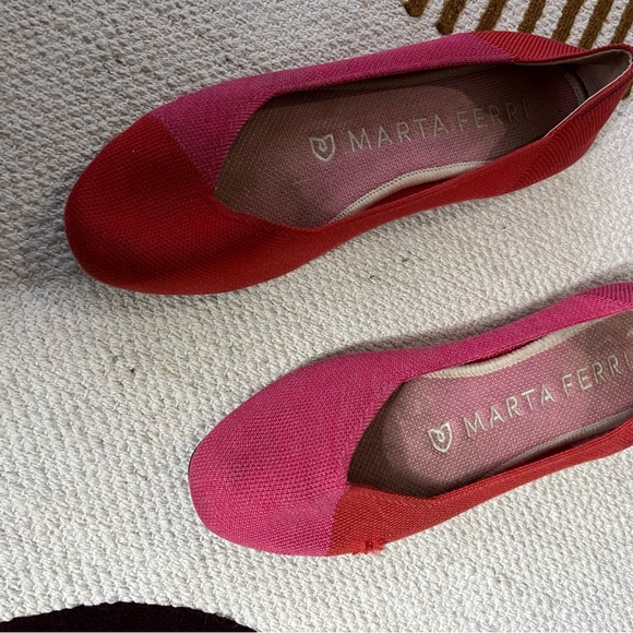 Rothy's Red and Pink Flats - Picture 2 of 10